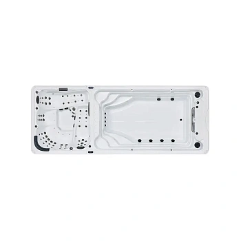 Плавательный гидромассажный спа-бассейн с двумя чашами FSPA IP-007